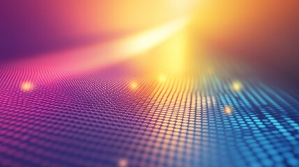 Poster - An abstract digital background featuring vibrant colors and light patterns. Perfect for creative projects and modern designs.