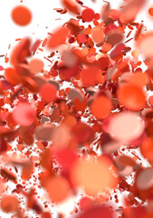 Poster - Abstract Red and Orange Circles