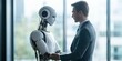 © Pech - A robot and a human collaborating in a modern manufacturing environment, sharing tasks.