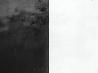 Poster - abstract black and white texture: a stark and contrasting abstract image of black and white, creatin