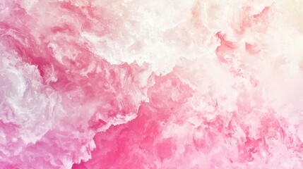 Poster - A soft, abstract background featuring gradients of pink and white hues, evoking a dreamy and serene atmosphere.