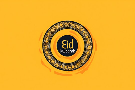 red background with yellow floral design frame۔ Ramadan Kareem Eid Mubarak Islamic Arabic festival card template,Eid mubarak wishes illustrations and celebration cards of eid al fitr - the islamic 