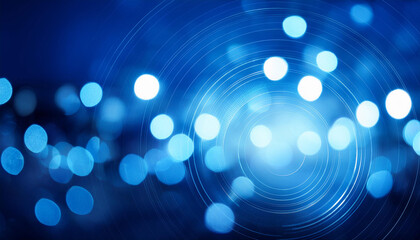 gentle light blurred blue history round bokeh