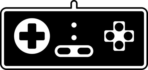 Fototapete - Games icon vector. Gamepad new concept. Black and white game controller symbol trendy flat and simple style icon for web site design, logo, app, game UI isolated on white background.