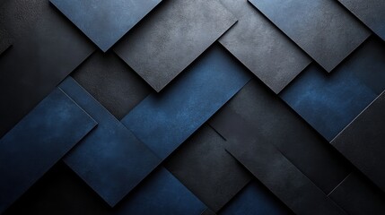 Aufkleber - Sophisticated Blue background with linear elements for design, featuring white space in the center for text. Ideal for elegant banners and abstract wallpapers.