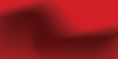Poster - Abstract red gradient background, light and shadow on the backdrop with dimensions, hot tone wall with intense color red background