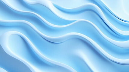 Wall Mural - Abstract blue wave backdrop on white background blue wave banner, background with copy space, blue wallpaper