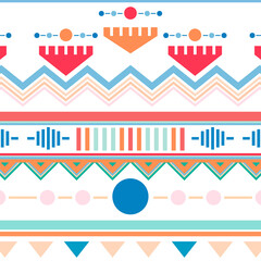 Wall Mural - ethnic pattern png, transparent background, colorful design