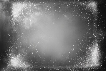 Wall Mural - Dusty grey space background with particles, design texture