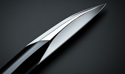 Poster - Modern knife blade. AI.