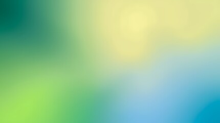 Poster - Soft blurred background showcasing shades of green and blue in an abstract manner during daylight. Generative AI
