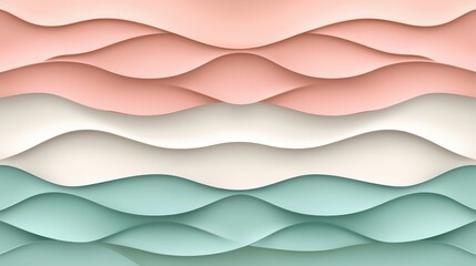 Poster - Flowing waves of colorful textures abstract art digital design creative space aerial view visual harmony