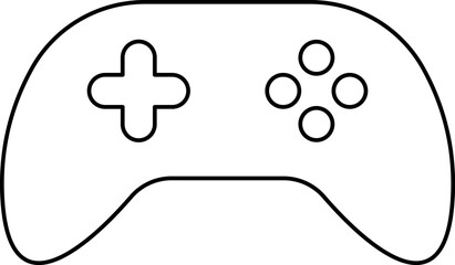 Fototapete - Games icon vector. New concept. Black and white game controller symbol trendy flat and simple style icon for web site design, logo, app, game UI isolated on white background.