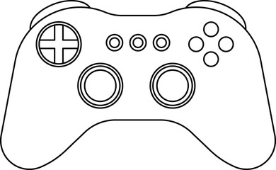 Fototapete - Games icon vector. New concept. Black and white game controller symbol trendy flat and simple style icon for web site design, logo, app, game UI isolated on white background.