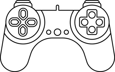 Fototapete - Games icon vector. New concept. Black and white game controller symbol trendy flat and simple style icon for web site design, logo, app, game UI isolated on white background.