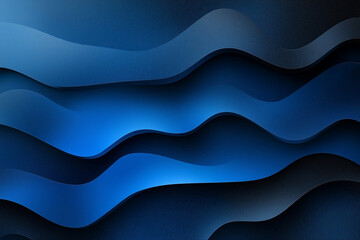 Wall Mural - Modern abstract gradient dark navy blue banner background.