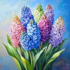 Wall Mural - Colorful Tulips