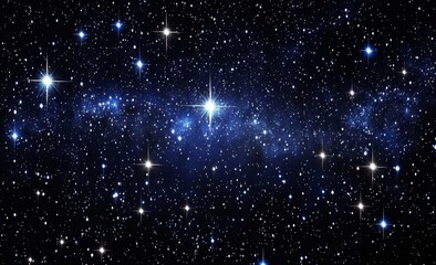 Wall Mural - bright star in nebula, cosmic dust, space background, astronomy, website