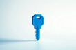 © Halina Berah - A blue key icon shown against a transparent background, ideal for conveying security, access, or unlocking notions