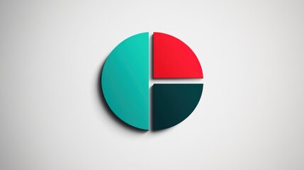 Poster - colorful pie chart illustration