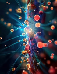 Poster - Exploring the Chaotic Dance of Brownian Motion in Illuminated Particles Within a Fluid Medium