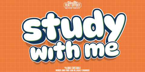 Poster - retro editable text effect, customizable vintage and 80s 3d font style