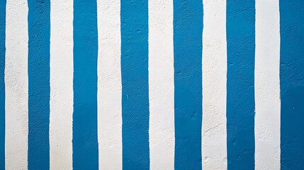 Aufkleber - Blue and white stripes creating a graphic background