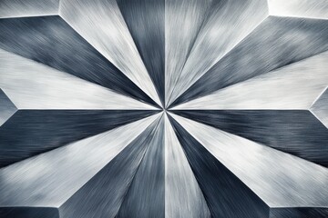 Wall Mural - Radial pattern showing alternating dark and light angular segments