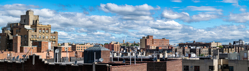 blue and white over the bronx