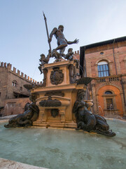 Wall Mural - Panorama of Bologna city center, Italy