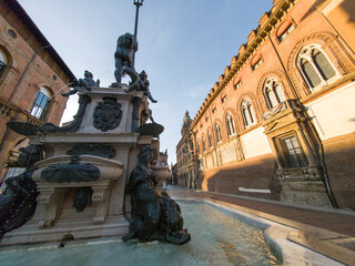 Wall Mural - Panorama of Bologna city center, Italy