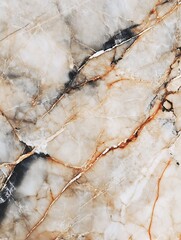 Leinwandbilder - Elegant Marble Surface with Unique Patterns and Natural Texture Perfect for Design : Generative AI