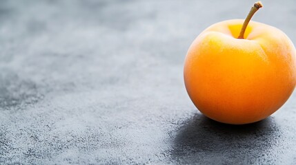 Poster - Fresh and Juicy Orange Apricot on Dark Textured Surface for Healthy Eating Concept : Generative AI