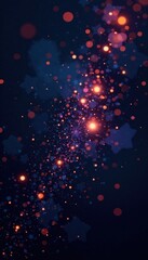 sparkling starfield against a black background , stardust, space, star field