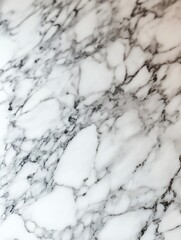 Fototapete - Textured elegance of white and grey marble surface ideal for luxury and modern design themes : Generative AI