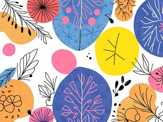 Naklejka na meble Organic Home Renovation Sketches