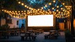 © Almahyra - Outdoor Cinema Screen Night Lights