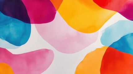 Poster - Colorful Abstract Background with Vibrant Shapes and Patterns