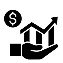 Wall Mural - Revenue Growth Icon