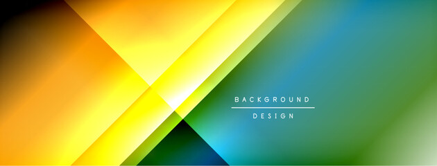 Poster - Light shadow lines dynamic gradient background