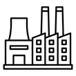 © yoyonpujiono - Factory icons for industry and production of goods