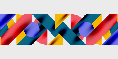 Wall Mural - Vibrant abstract background circles with smooth gradients, creating a dynamic and modern design. Ideal for creative, tech, or contemporary-themed projects