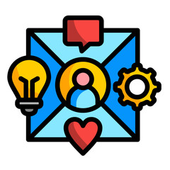 Canvas Print - Empathy Mapping Icon