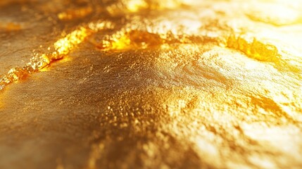 Wall Mural - Golden texture, sunlight, surface, background, abstract, luxury, design, backdrop