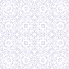 Wall Mural - elegant white seamless pattern design