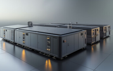 solar rooftop installation capacity. large rooftop solar power plant with scalable panel system.