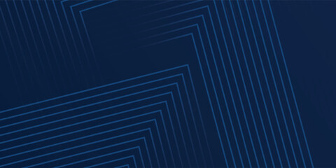 Dark blue background. Modern line stripes curve abstract presentation background. Luxury paper cut background.