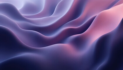 Wall Mural - Abstract flowing shapes in lavender and rose create a dreamlike scene