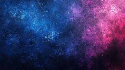 A dark blue and pink galaxy background with a textured surface