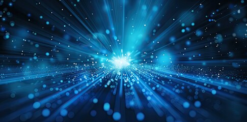 Abstract background with glowing connections